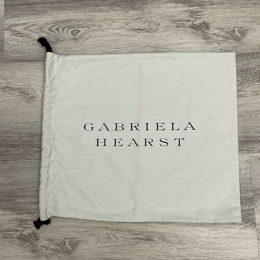 Gabriela Hearst Off White with Navy Blue Letters Dust Bag Approximately 16" X14" - Picture 2 of 7